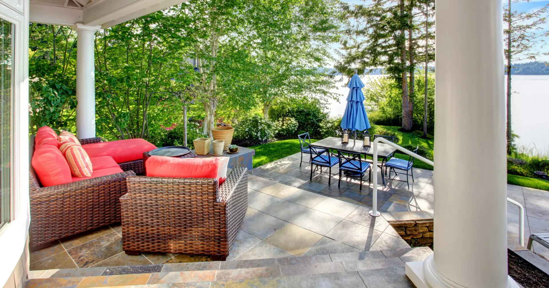 Welcoming porch ideas by Polli Construction, Inc.