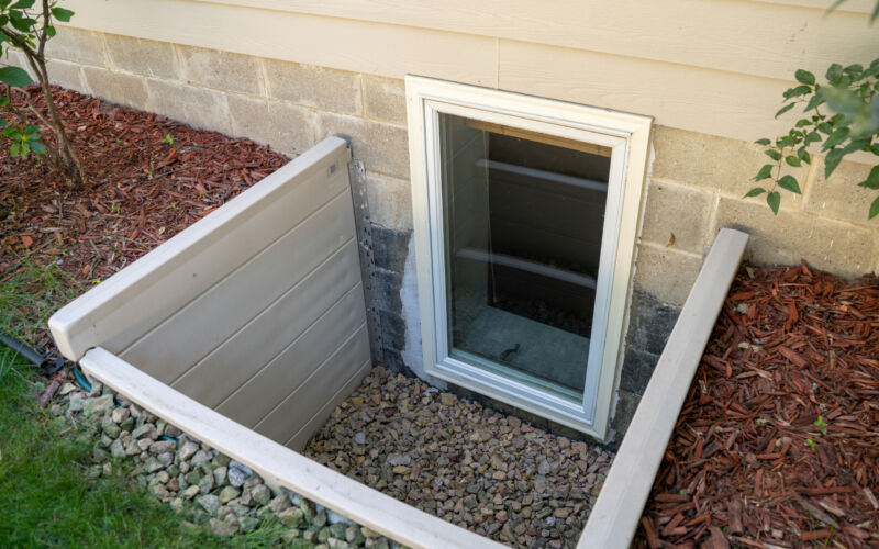 Egress Window Egress window to a basement