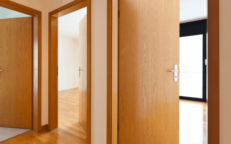 Hinged Doors Repaired and Installed by Polli Construction