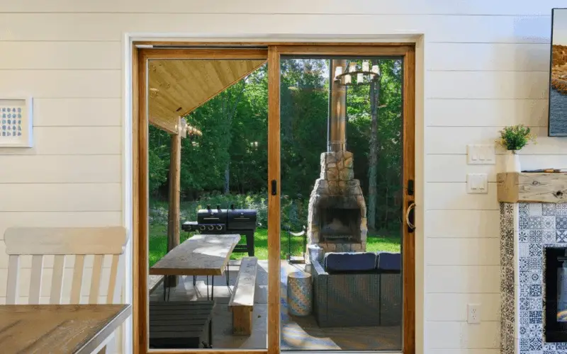 Exterior Patio Doors repaired and installed by Polli Construction