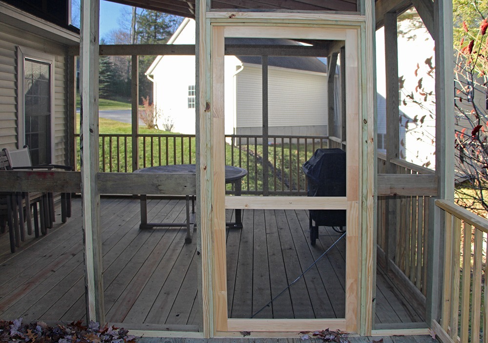 Screen Porch added to existing deck