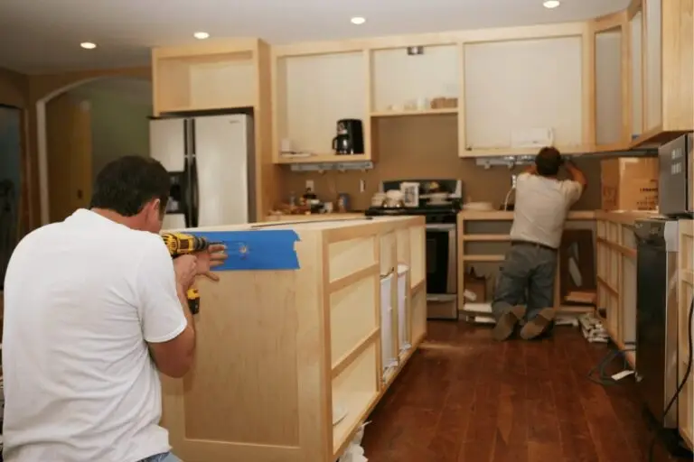 kitchen cabinet refacing by Polli Construction, Inc.