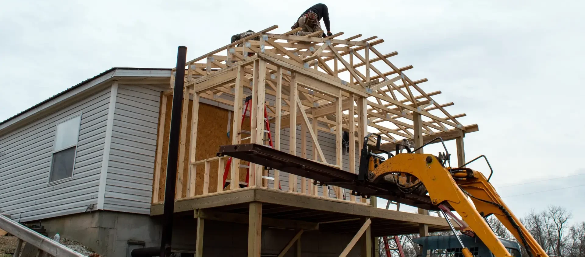 Additions built by Polli Construction, Inc. in Vermont.