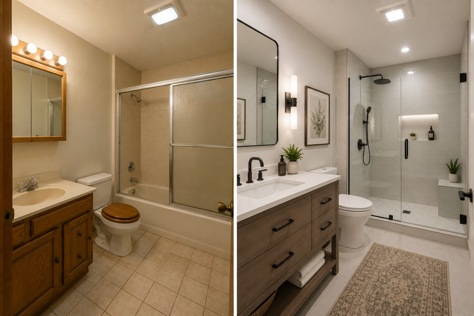 Polli remodels bedrooms, mudrooms, bathrooms, kitchens, living areas, and more.