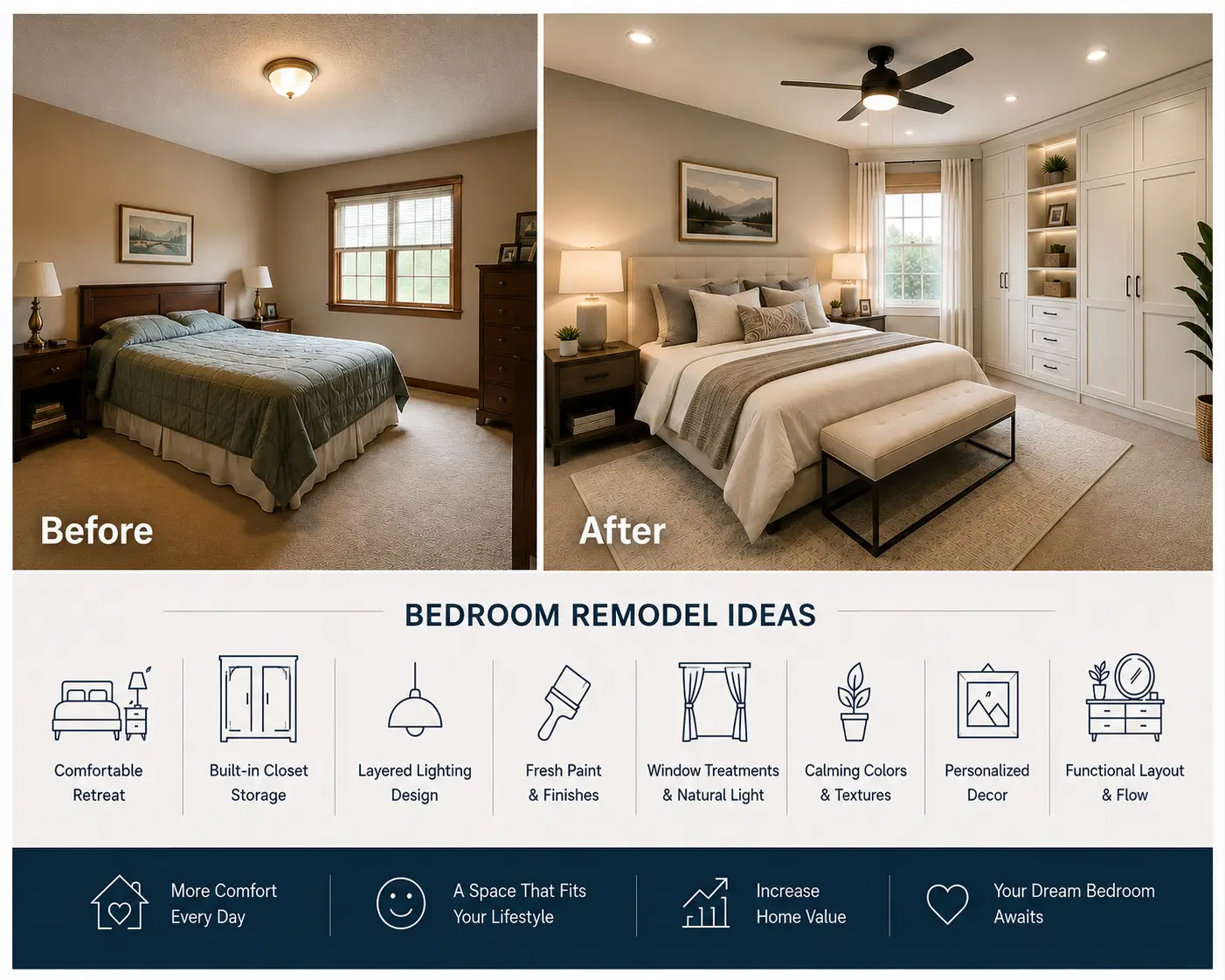Polli Construction remodels bedrooms and more