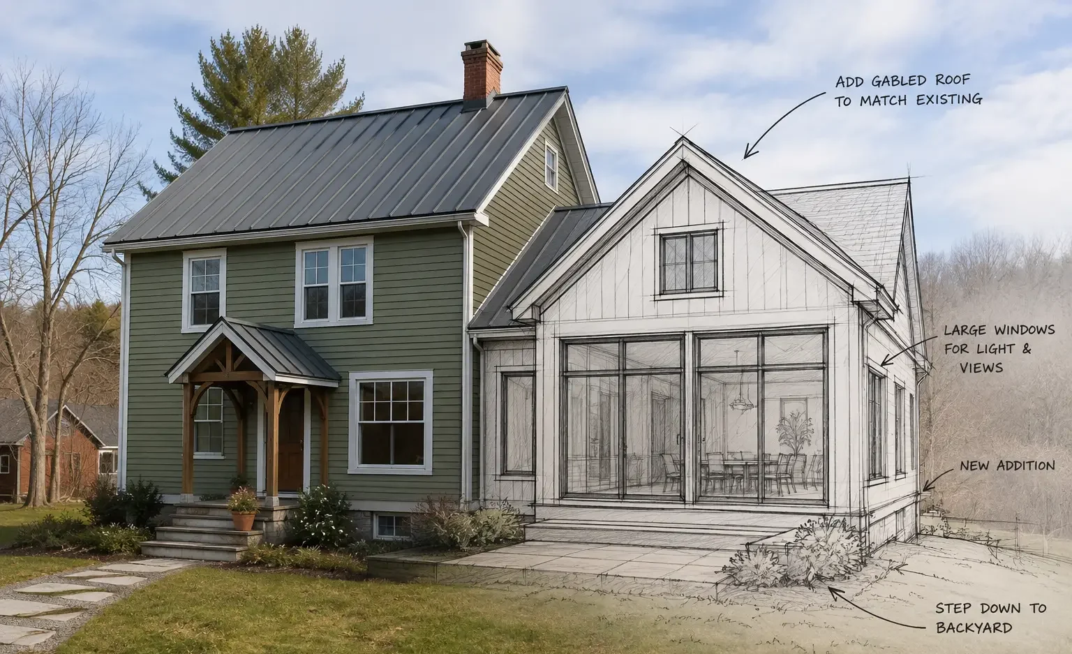 Polli Construction can remodel your house.