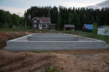 The,Foundation,On,The,Land,Prepared,For,The,Construction,Of