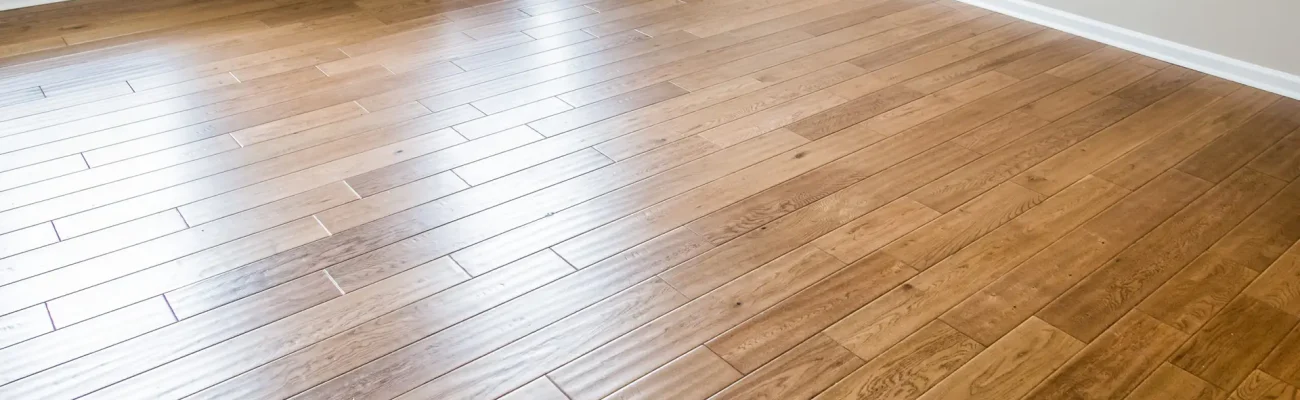 A,Shiny,,Polished,Hardwood,Floor,In,A,New,Home